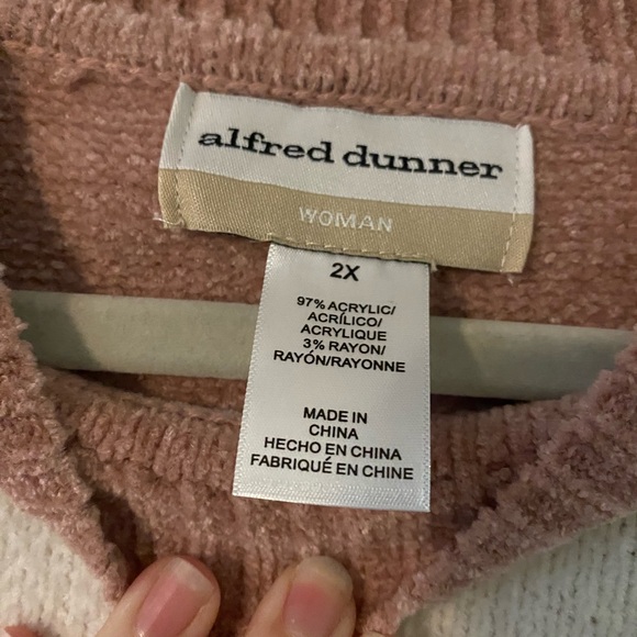 NWT Alfred Dunner sweater, 2X - Picture 4 of 4